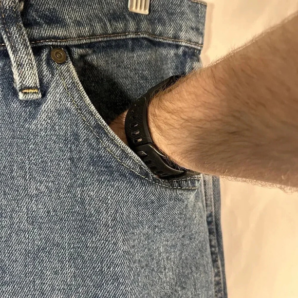 Wrangler Blues Jeans Men's 32 x 30 Medium Wash 5 Pockets 100% Cotton Work - Picture 4 of 9